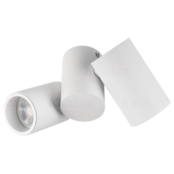 Spot okrągły biały BLURRO2xGU10x10W wym:11,5x17,5x11,5cm IP20 Kanlux