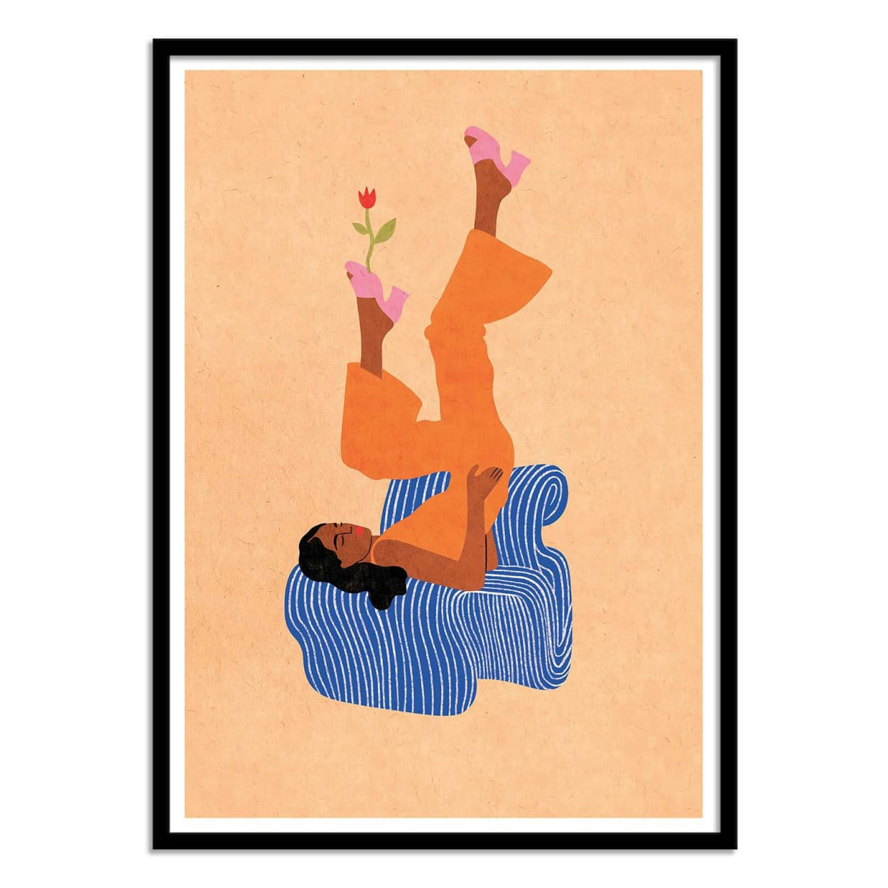 LEMON FEE - CHAIR - LEMON FEE - Affiche d'art 50 x 70 cm