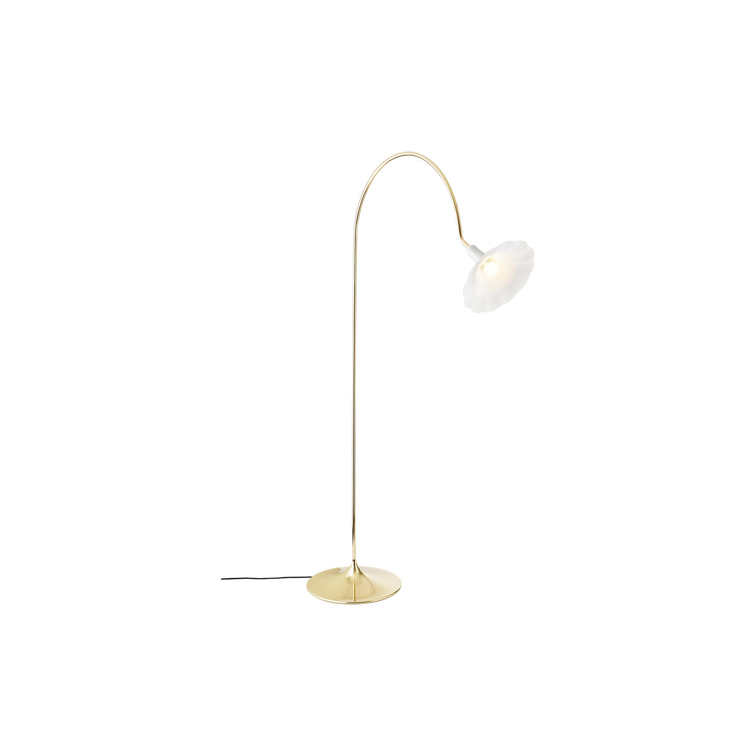 Petalii Floor Lamp, polished brass