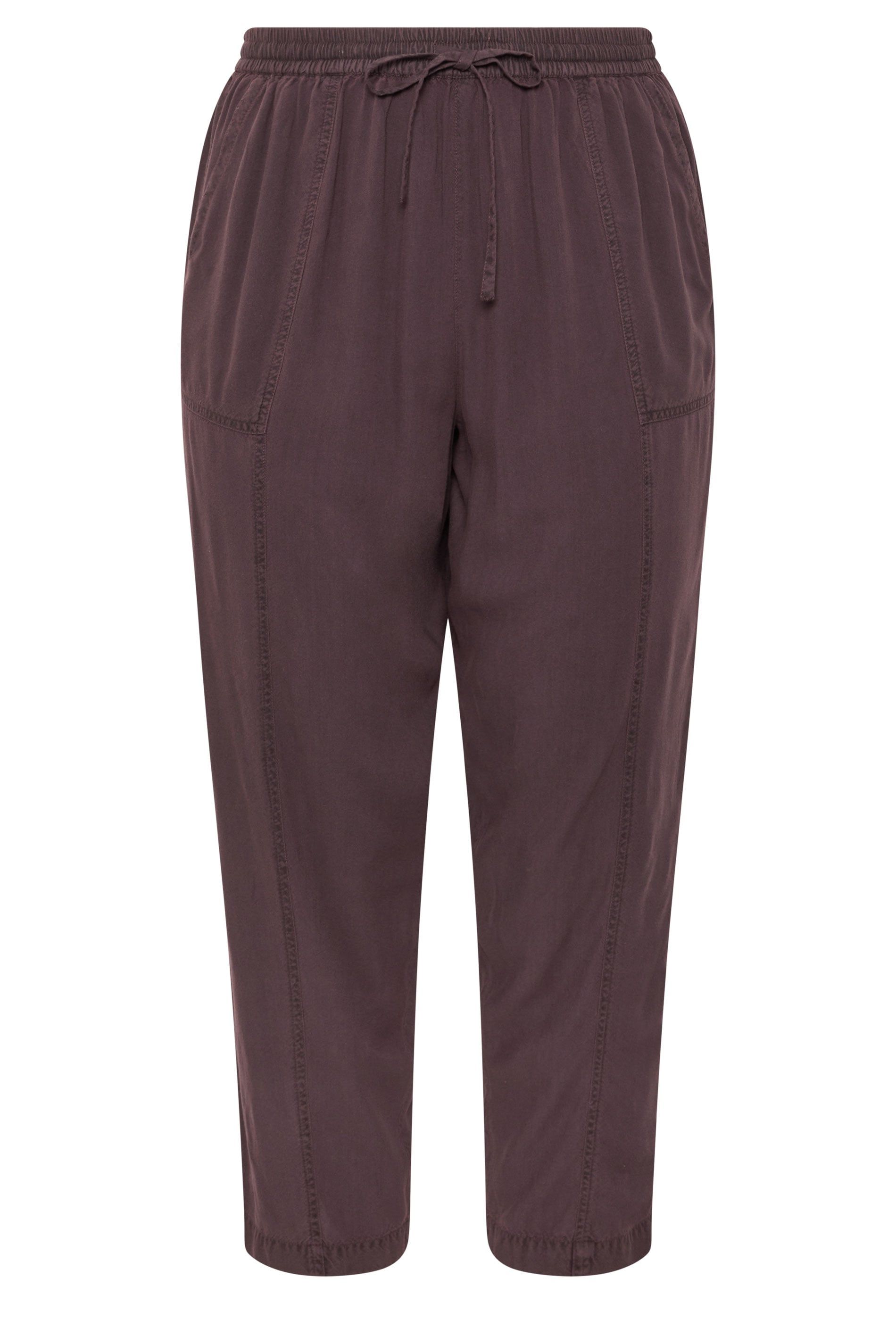 Yours Chambray Barrel Trousers