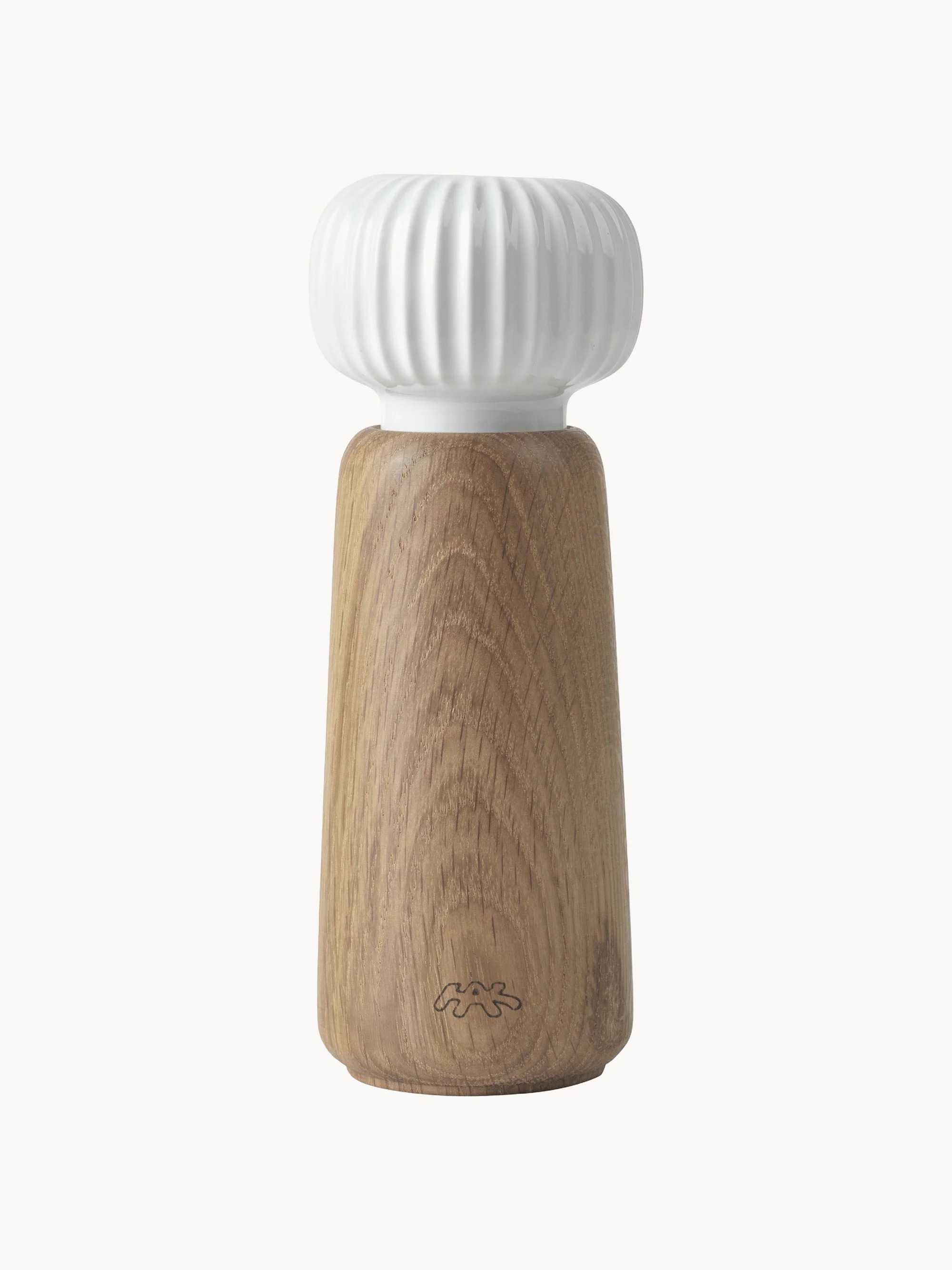 Handgefertigte Eichenholz-Gewürzmühle HammershØi