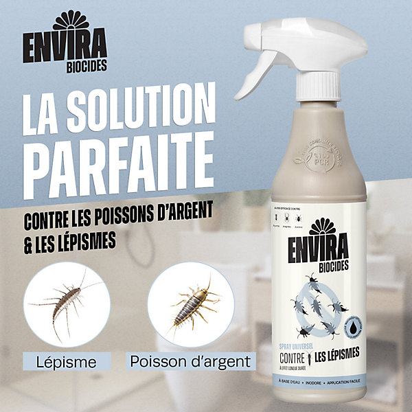 Envira Spray Anti-Poissons Argent - Protection Rapide et Efficace 2L