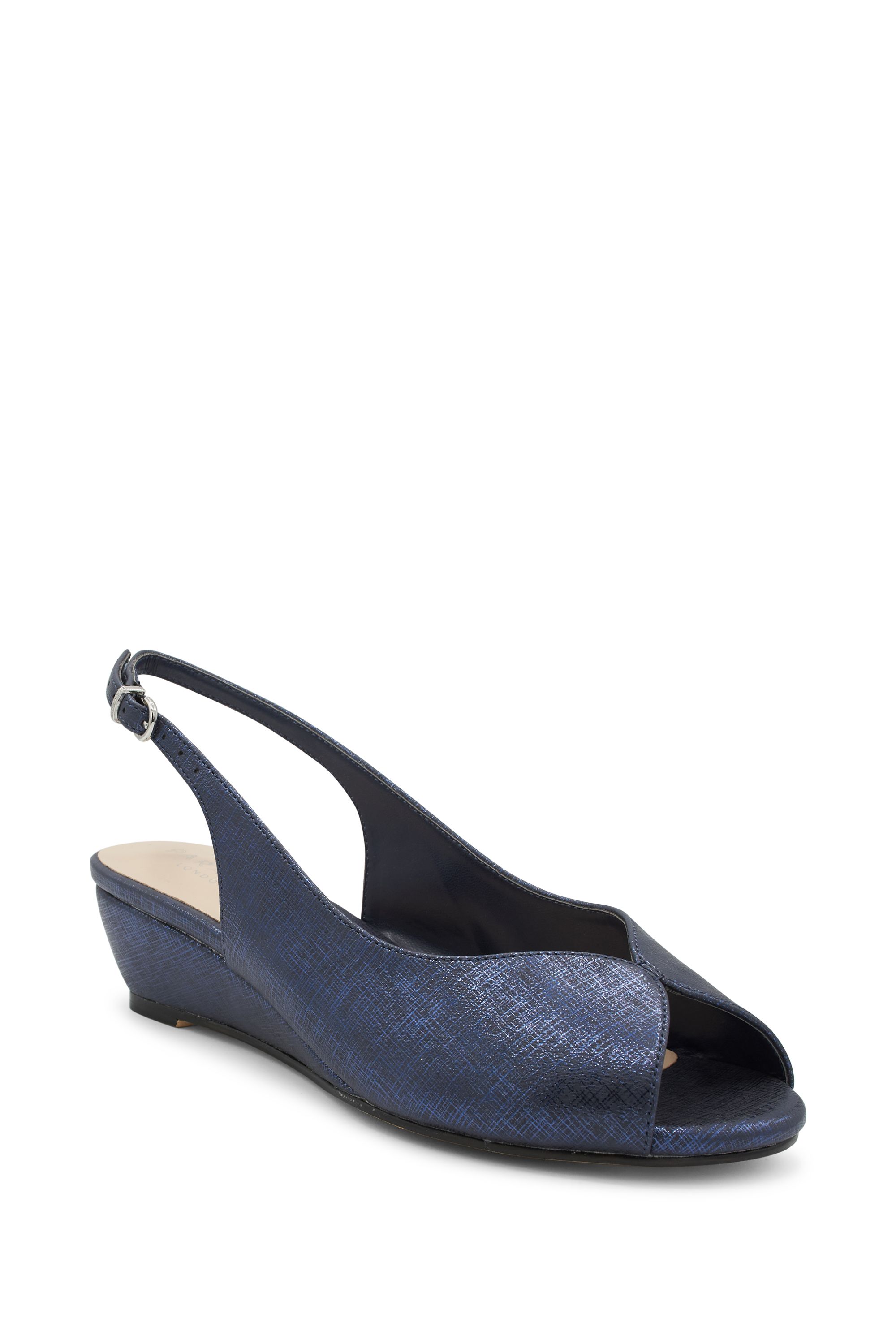 Paradox London Janine Wide Fit Low Heel Wedges