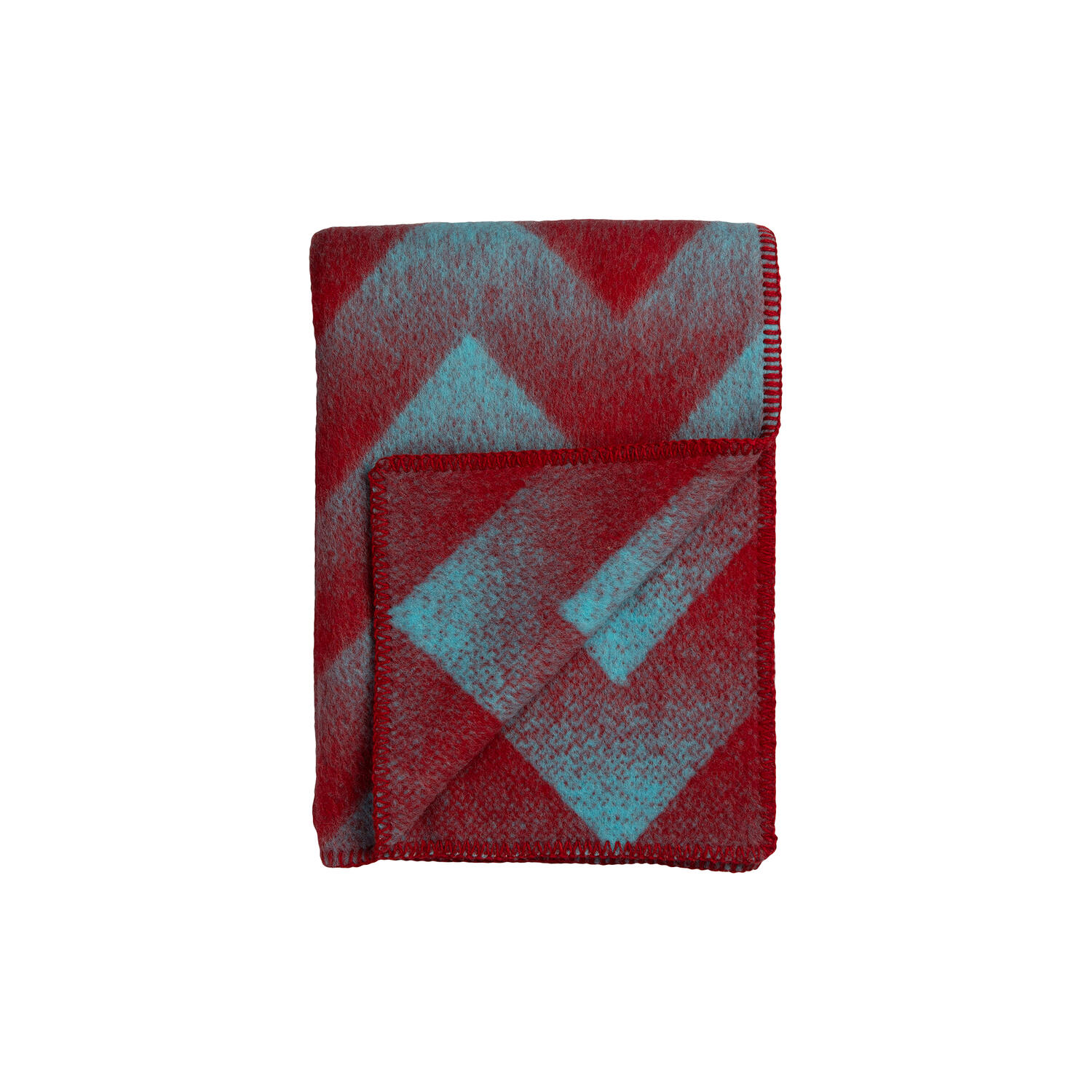 LYNILD Throw, red/blue