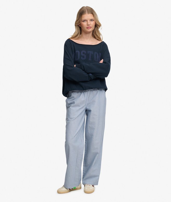 Athletic Essentials Bardot Crew Sweatshirt