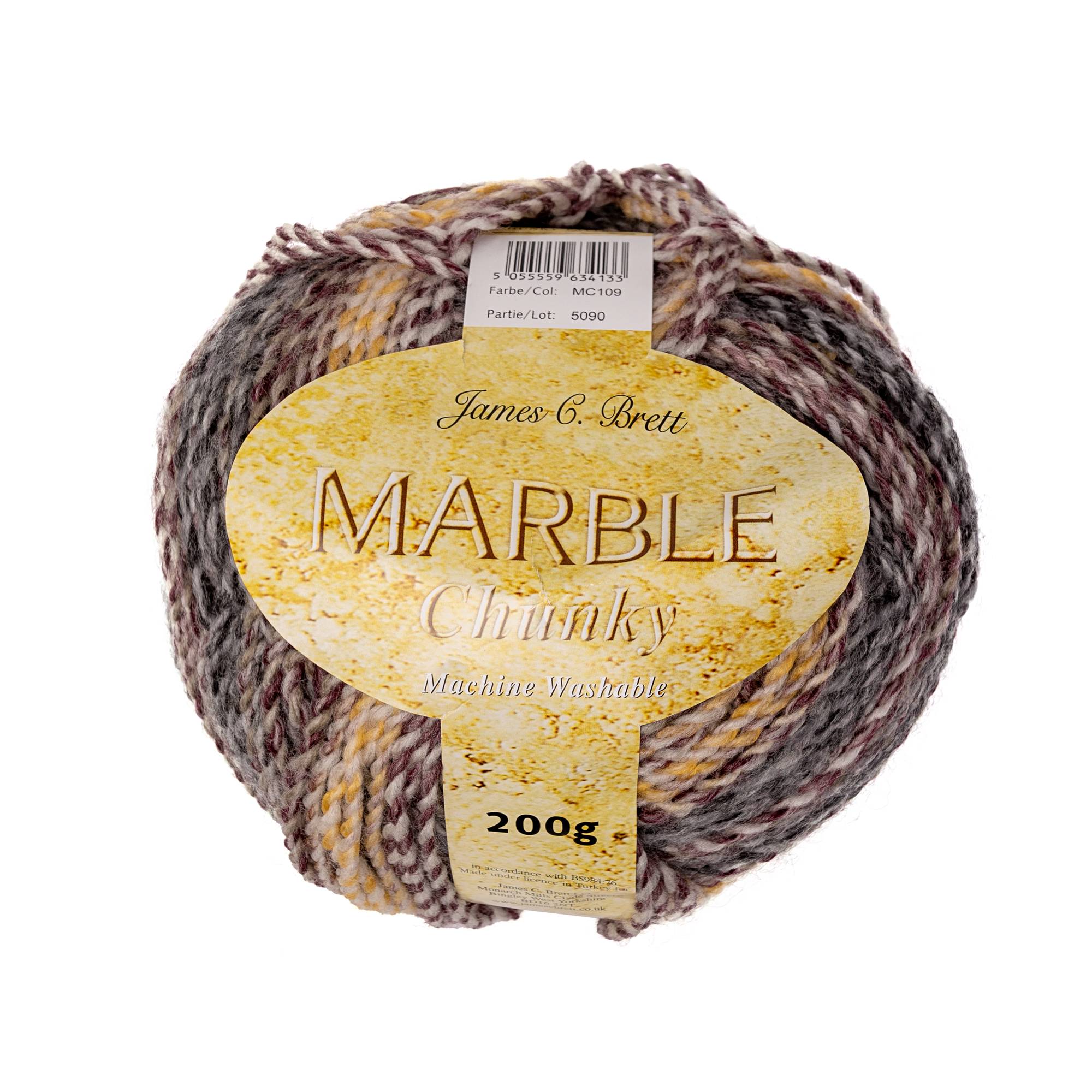 James C Brett Rock Face Marble Chunky Yarn 200g