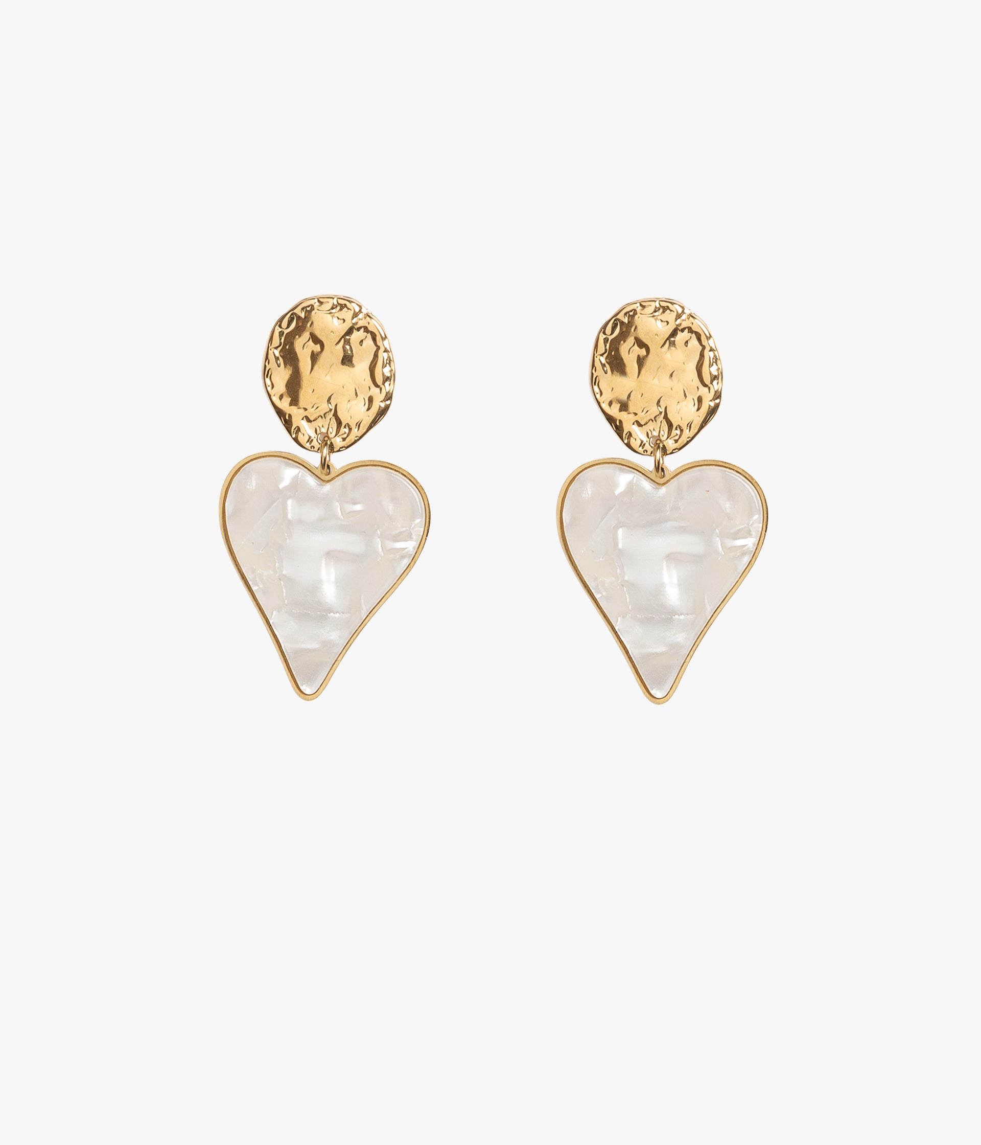 Boucles d'oreilles Miki blanc