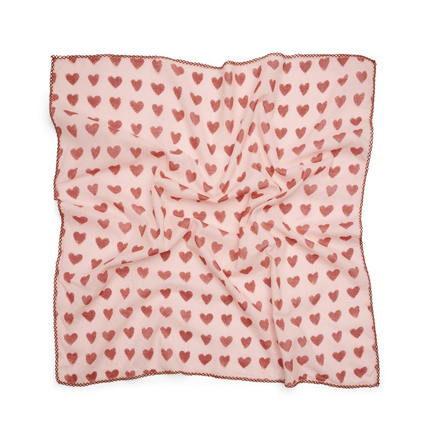 Manfield Roze sjaaltjes met hartjes