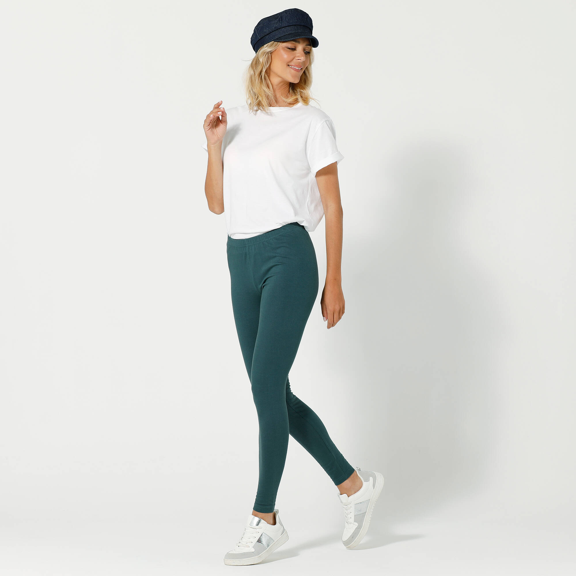 Legging uni maille jersey