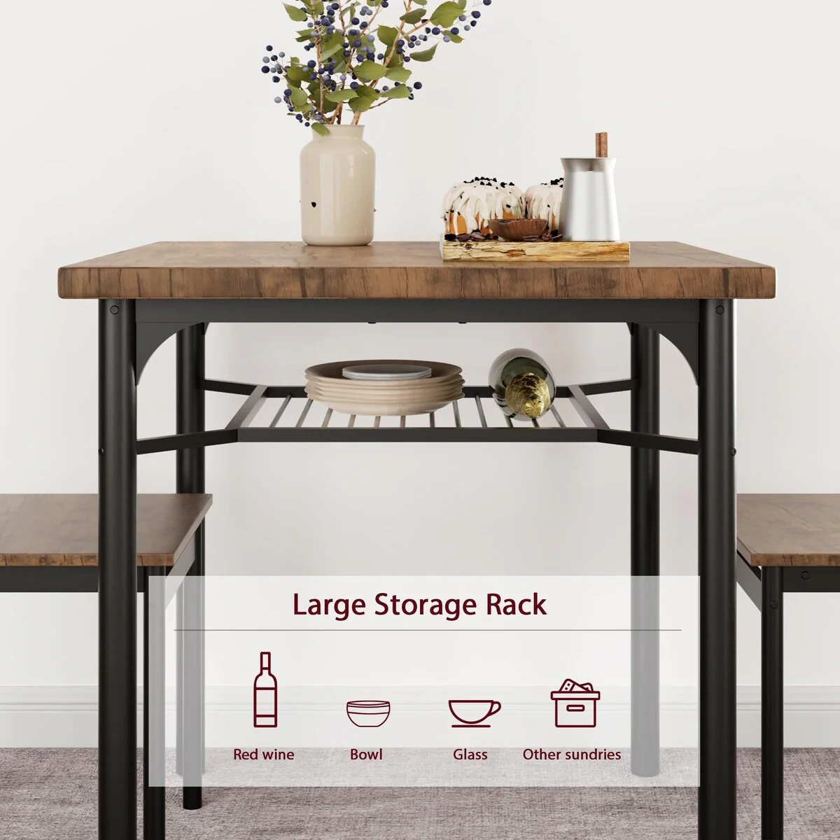 Dining Table Set for 2