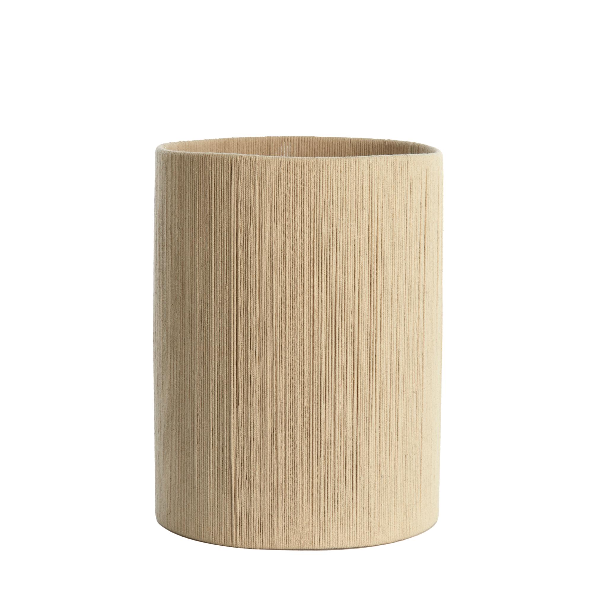 Light & Living Cilinder lampenkap Medan - Beige - 30x30x40cm