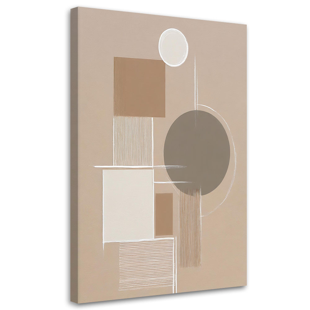 Feeby Obraz do salonu, Abstrakcja Geometryczne Figury 40x60