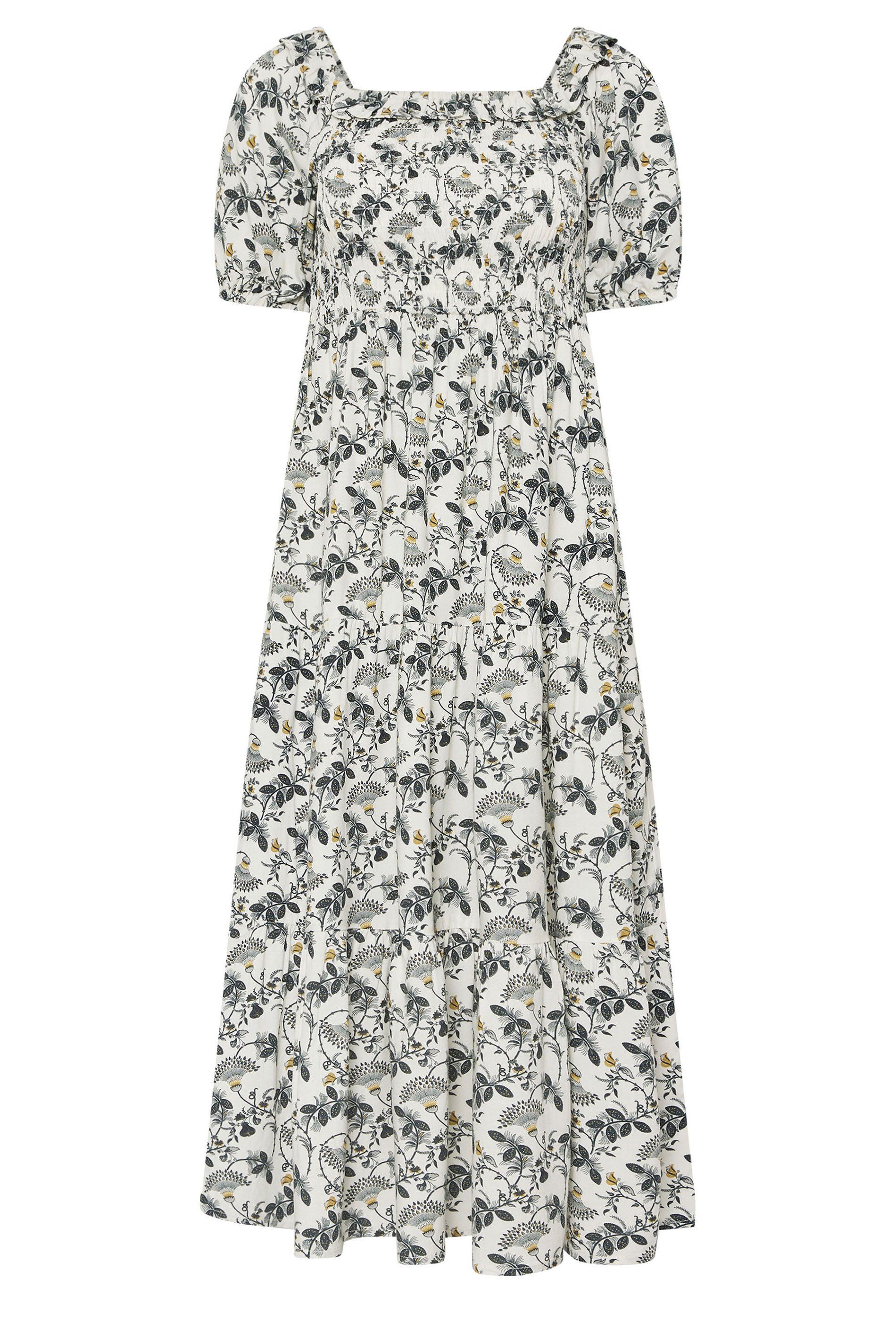 PixieGirl Petite Paisley Floral Bardot Dress