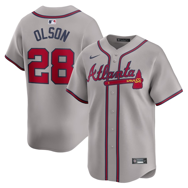 Matt Olson Atlanta Braves Nike Away Limited Player Jersey - Gray/White