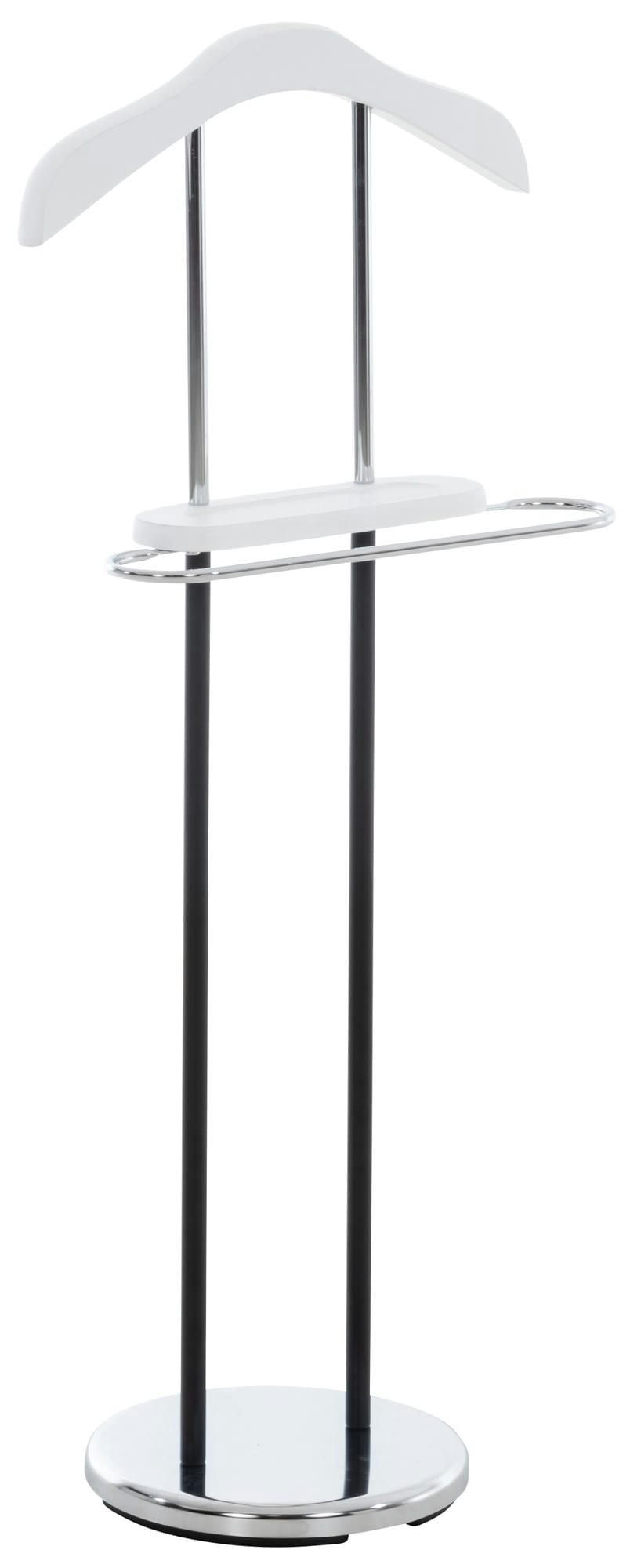 RODRIGO - Valet de chambre avec cintre en métal Blanc