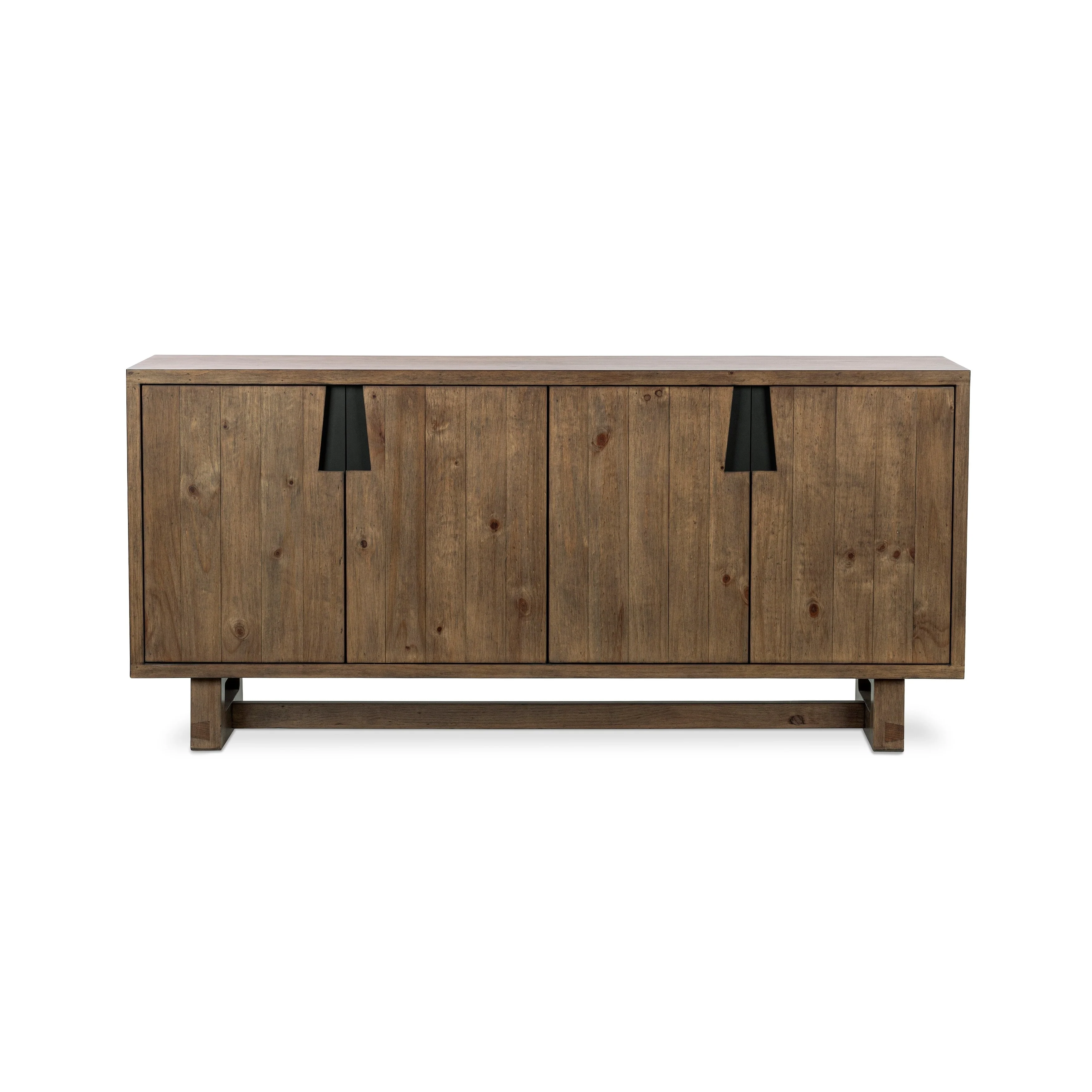 Classic Home Lyra 78 Reclaimed Pine Buffet Sideboard in Smoke Brown