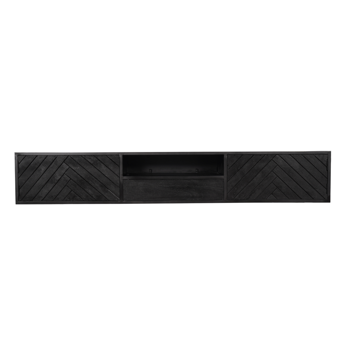 Starfurn tv meubel New York - zwart - 35x200x33cm