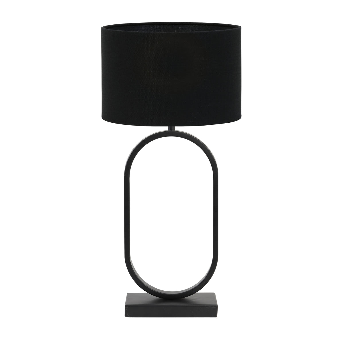 Light & Living tafellamp Jamiri/Livigno - zwart, zwart - 30x30x67cm