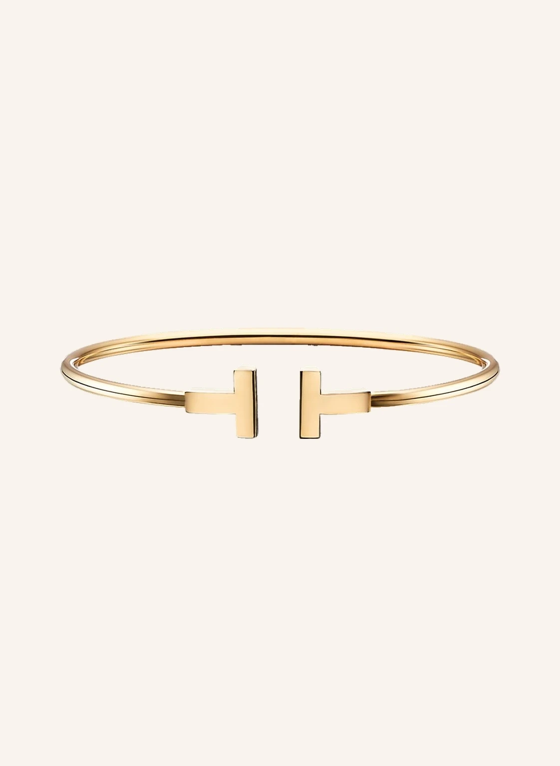 TIFFANY & Co. Armreif TIFFANY T WIRE aus 18 Karat Gelbgold