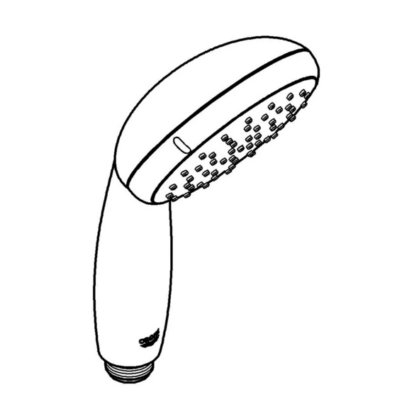Handbrause »Vitalio Start 100«, Ø 10 cm, chromfarben