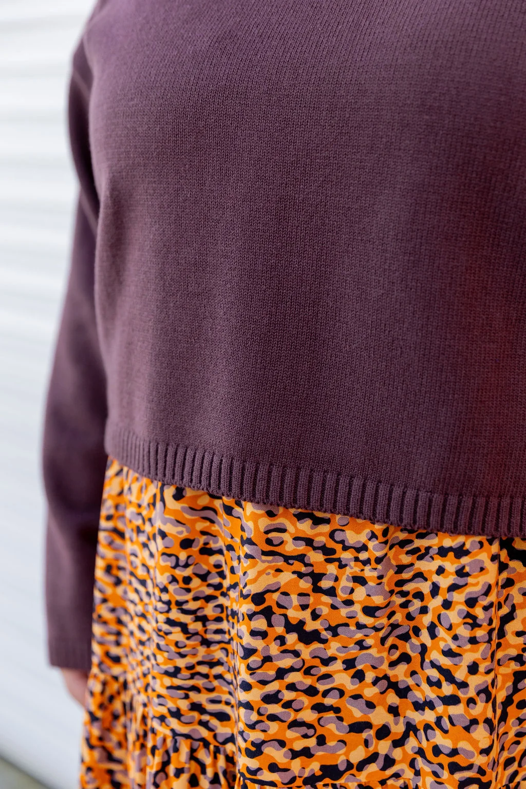 Blakely Crop Knit in Chocolate