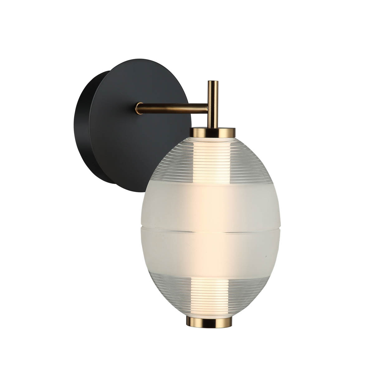 Kinkiet RINOTczarny LED 1x8W 470lm wym:29x15x24cm IP20 Italux