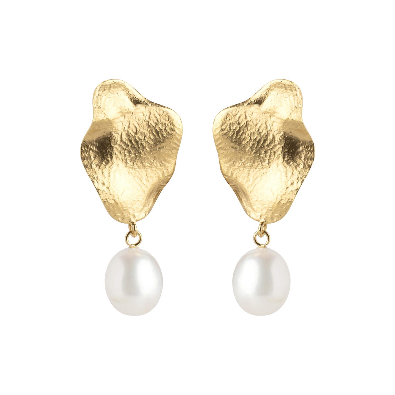 Caia Large Earring, pearls