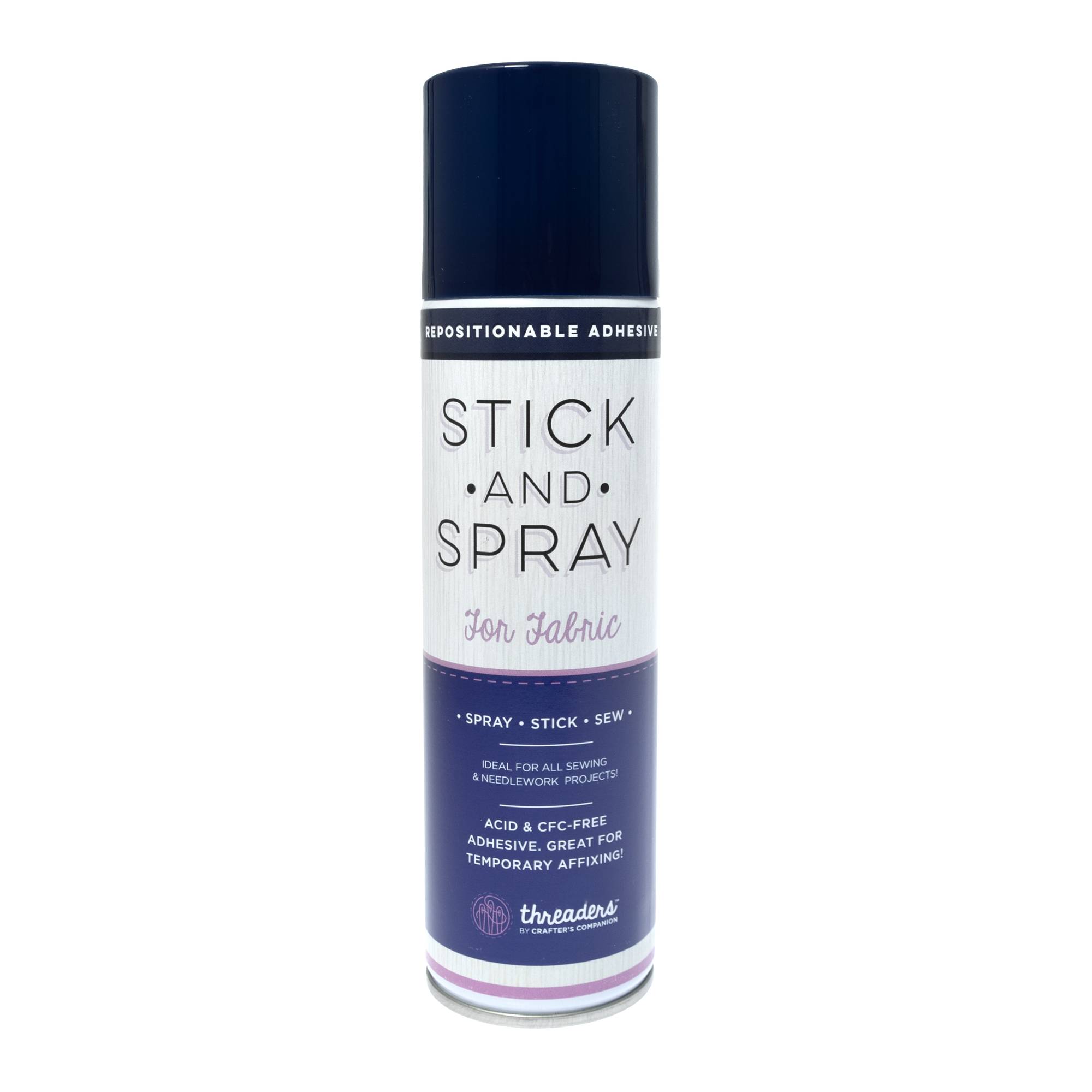 Crafter’s Companion Stick and Spray Repositionable Fabric Adhesive 250ml