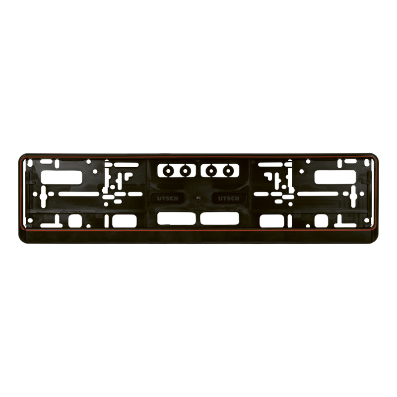 Porte-plaque d'immatriculation avec bord rouge 52 x 11 cm CARPOINT
