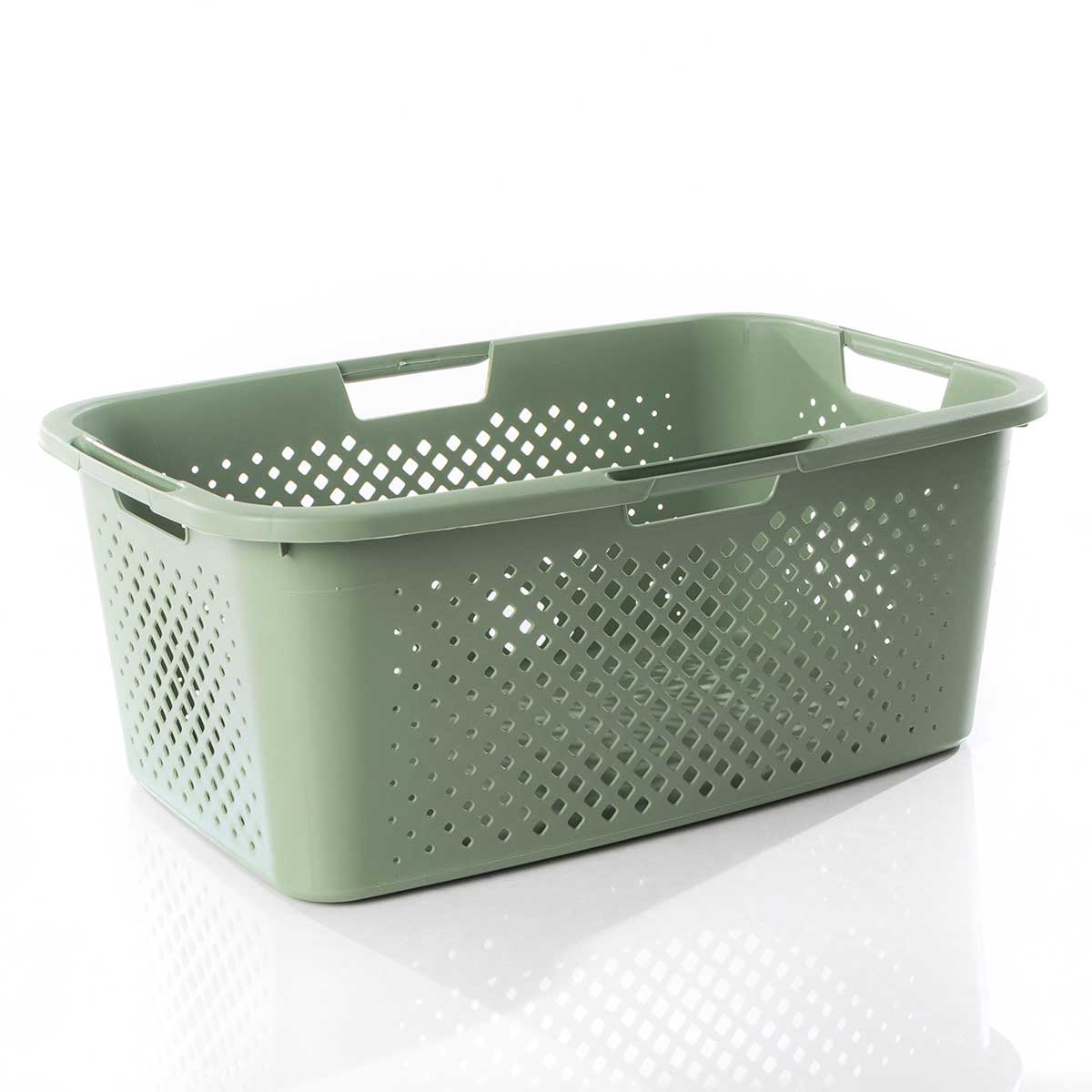 Cesto de roupa PIXEL verde 40l