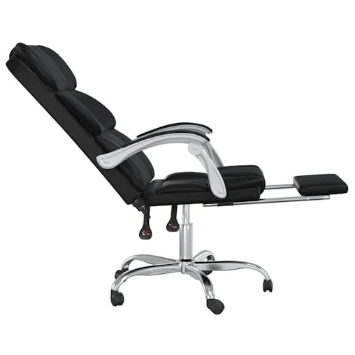 NNEVL Reclining Office Chair Black Faux Leather