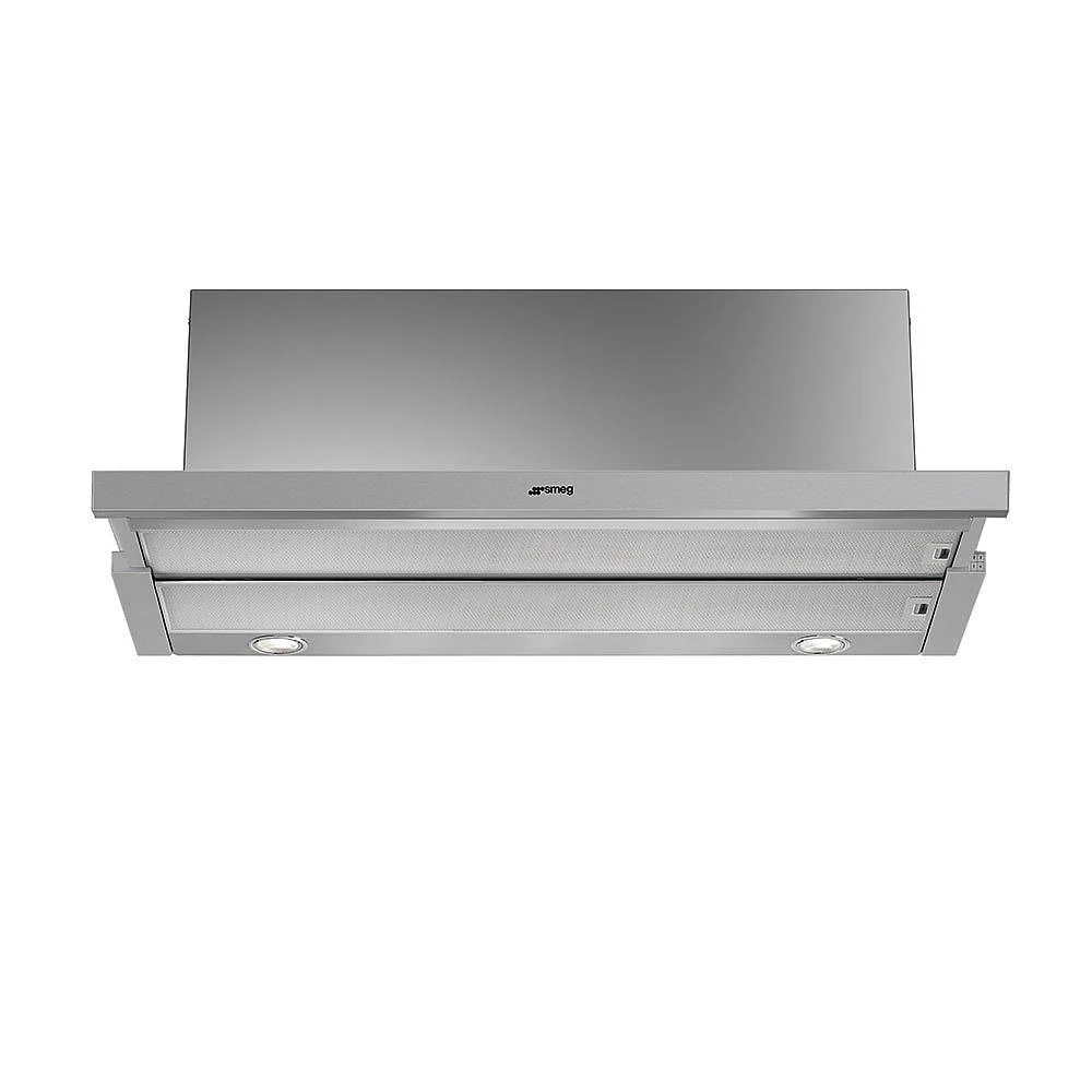 90cm Telescopic Hood with Stainless Steel Front Panel