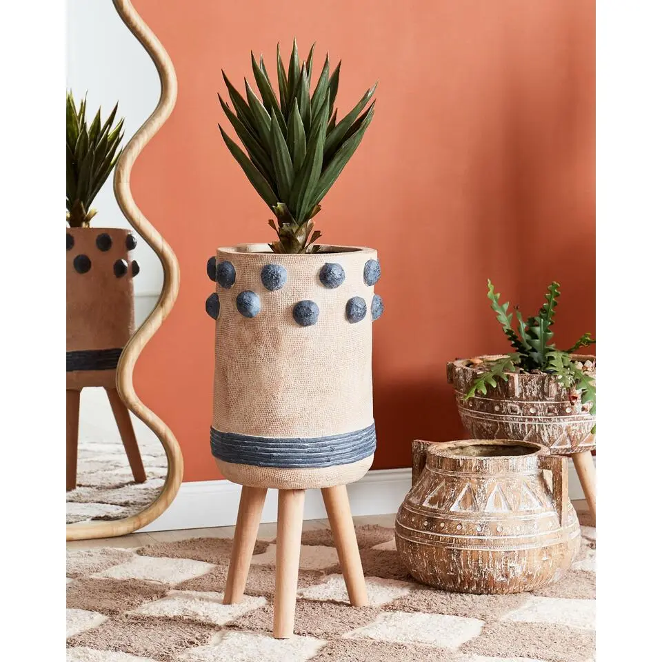 BLETILLA - Bloempot - Zandbeige - Magnesium