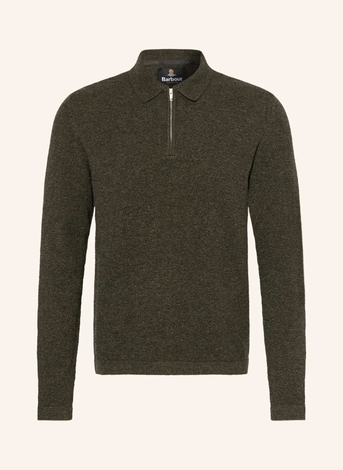 Barbour Strick-Poloshirt