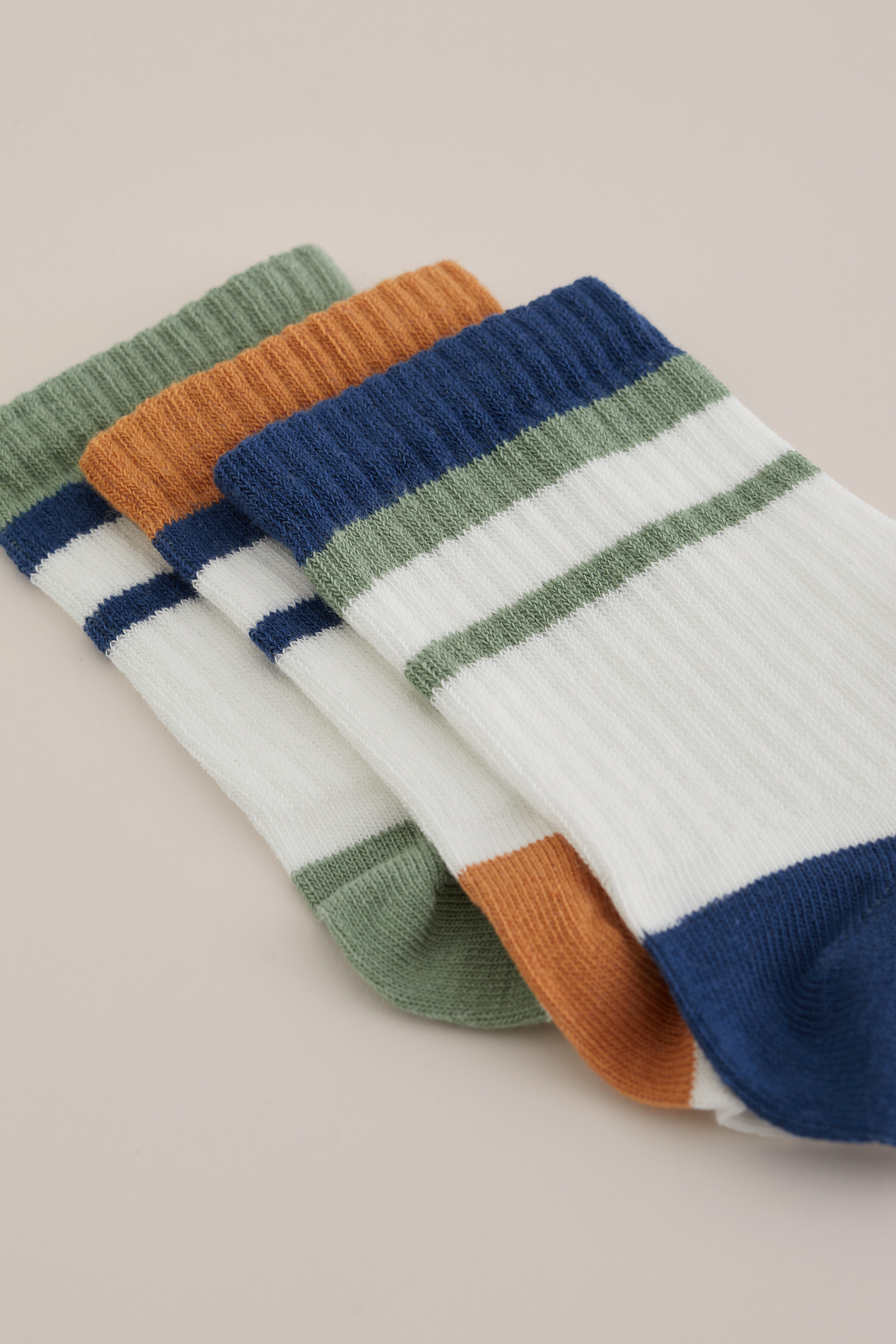 Jongens gestreepte sokken, 3-pack