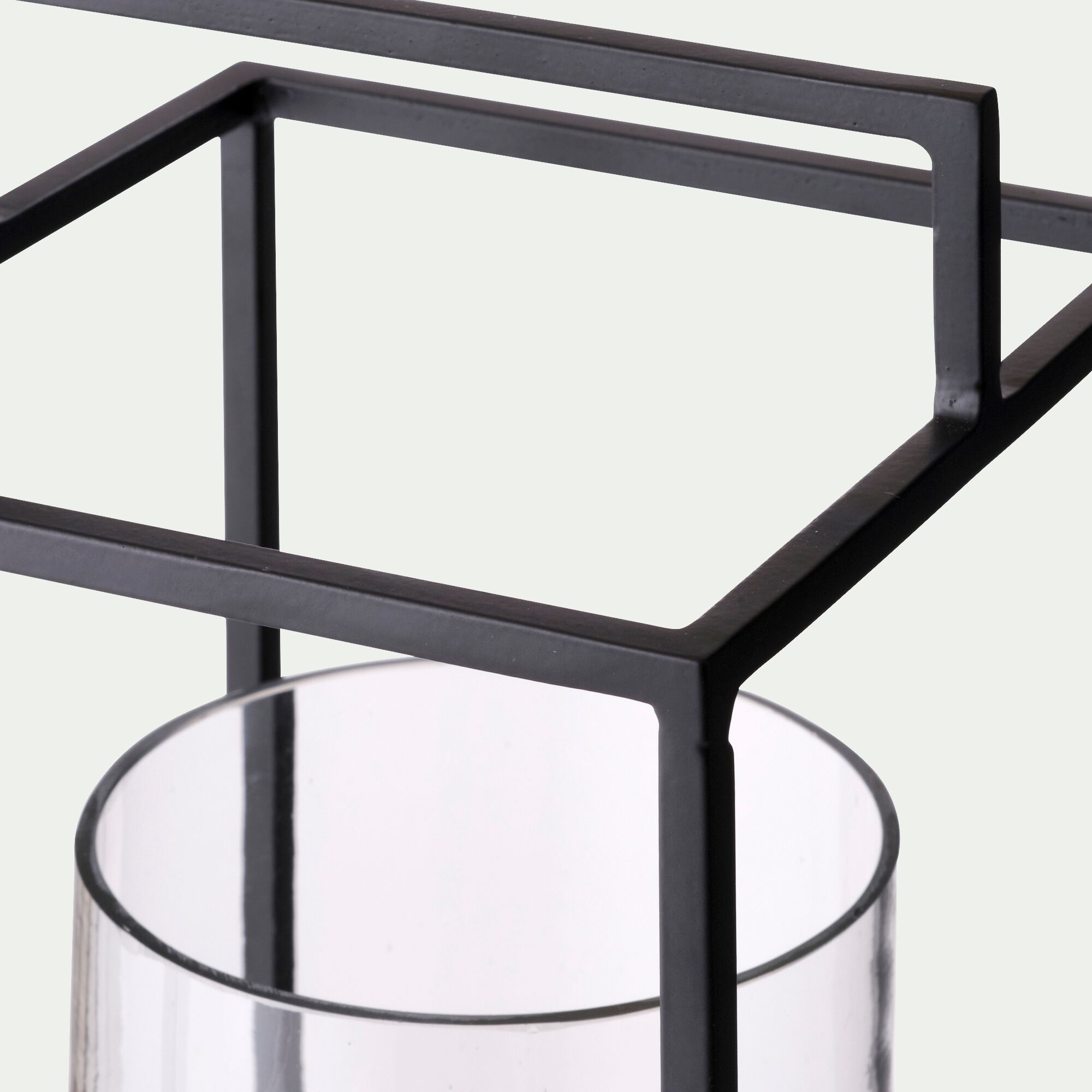 BEDRETTO - Lanterne en fer H26cm - noir