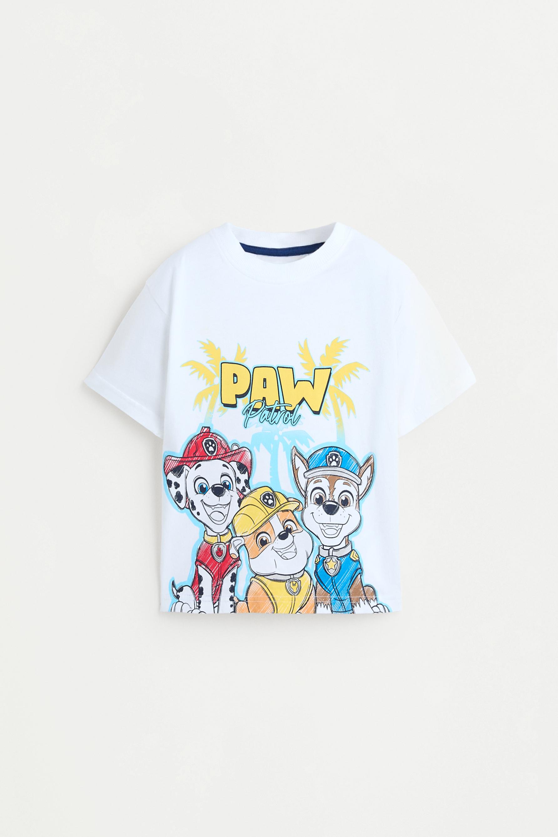 Set Patrulla Canina ©Nickelodeon camiseta y bermuda rizo