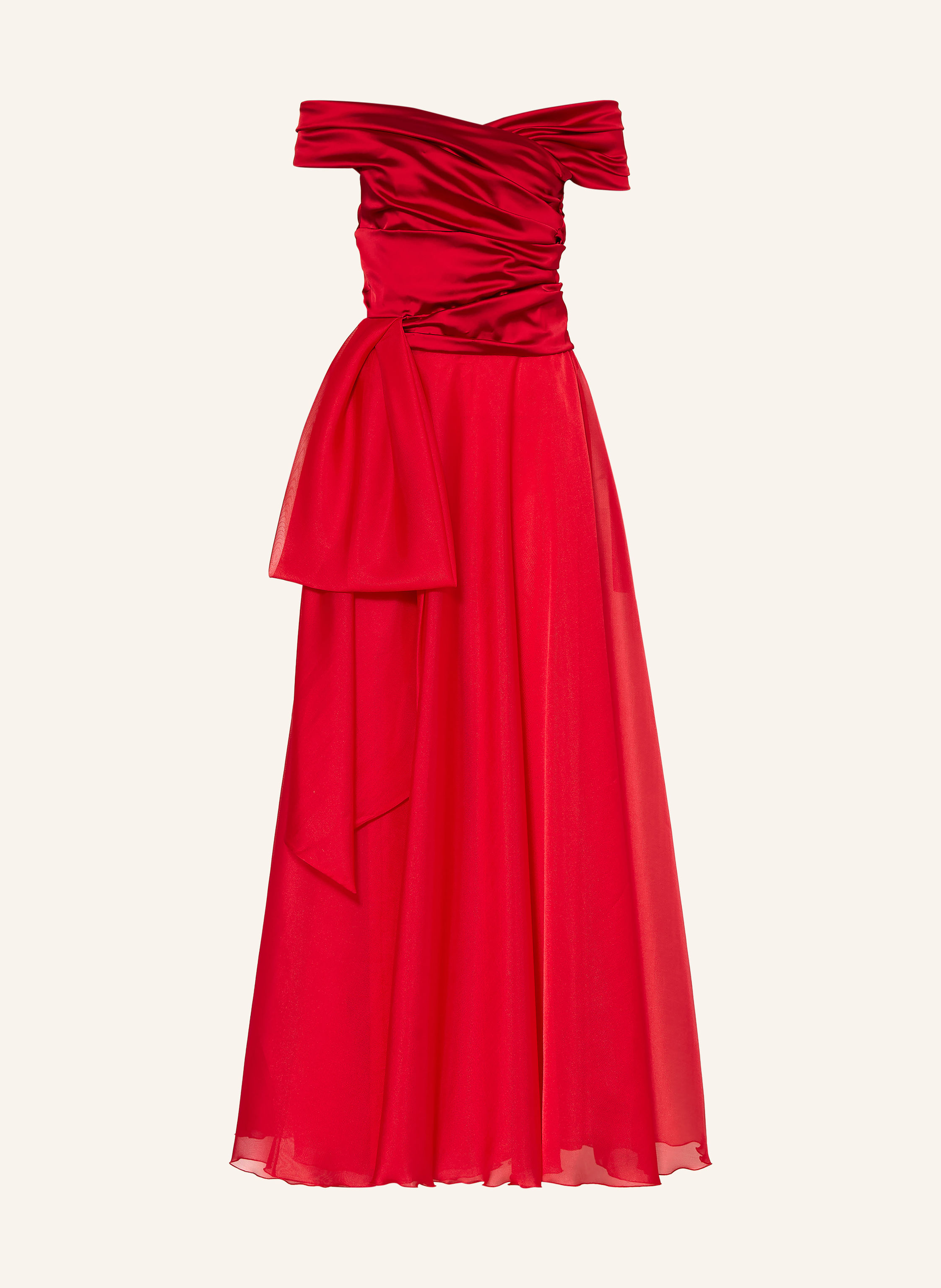 TALBOT RUNHOF Abendkleid im Materialmix