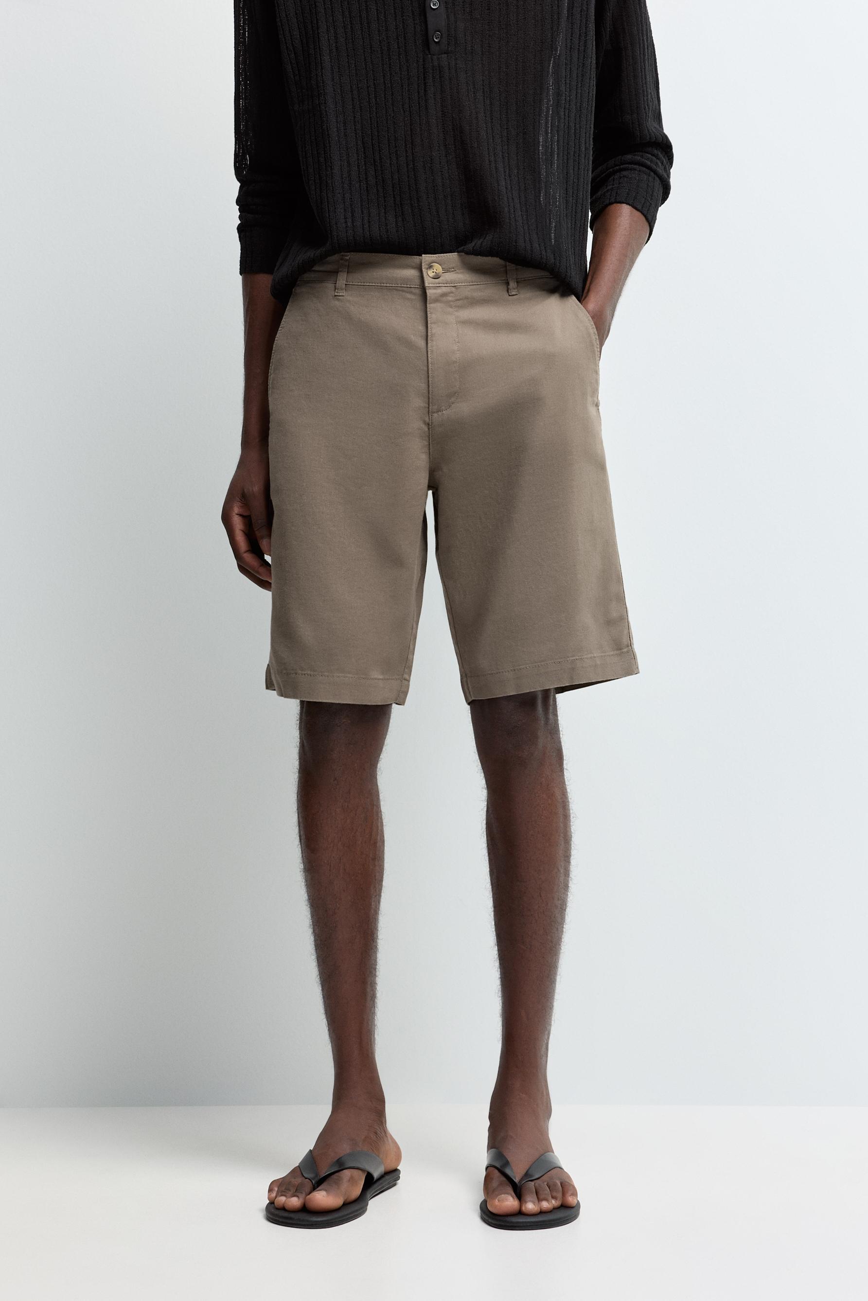 Bermuda chino algodón - lino