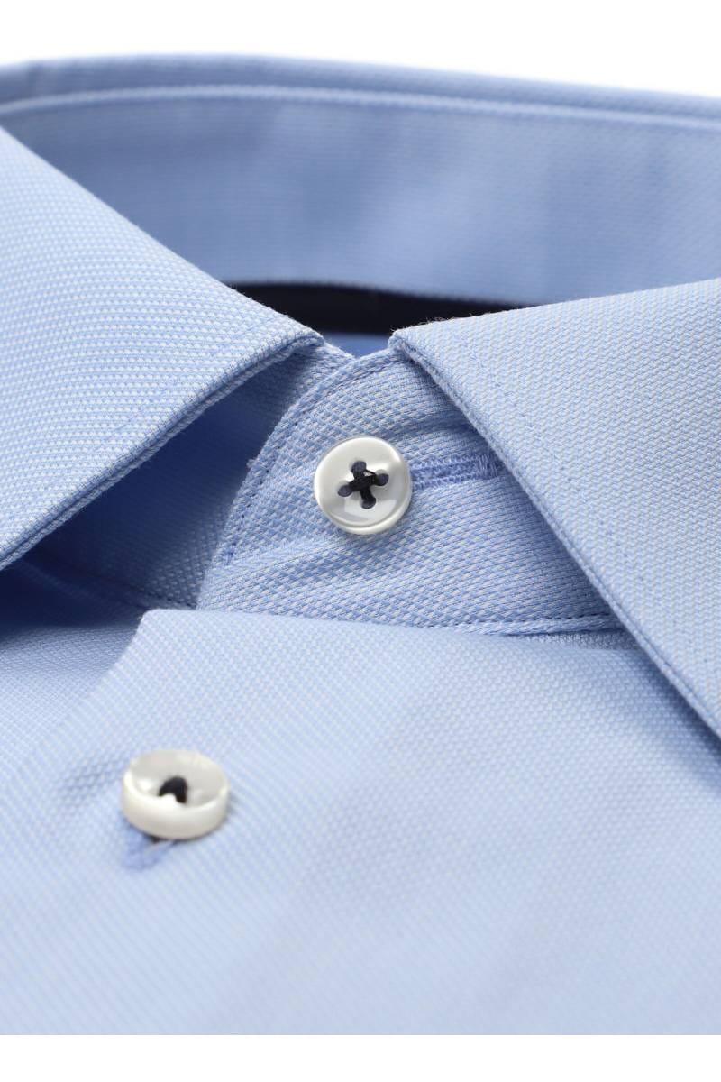 ETERNA Comfort Fit Hemd hellblau, Strukturiert