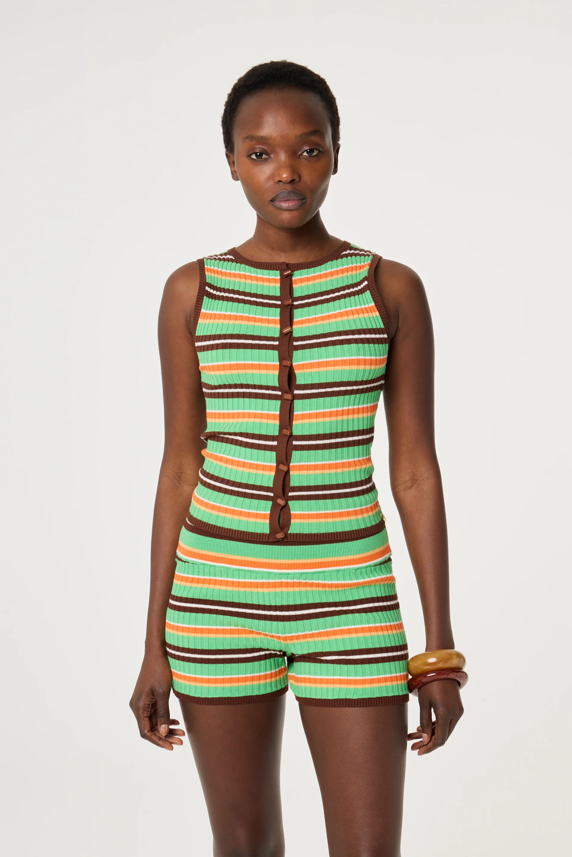 Lux Cardigan | Striped