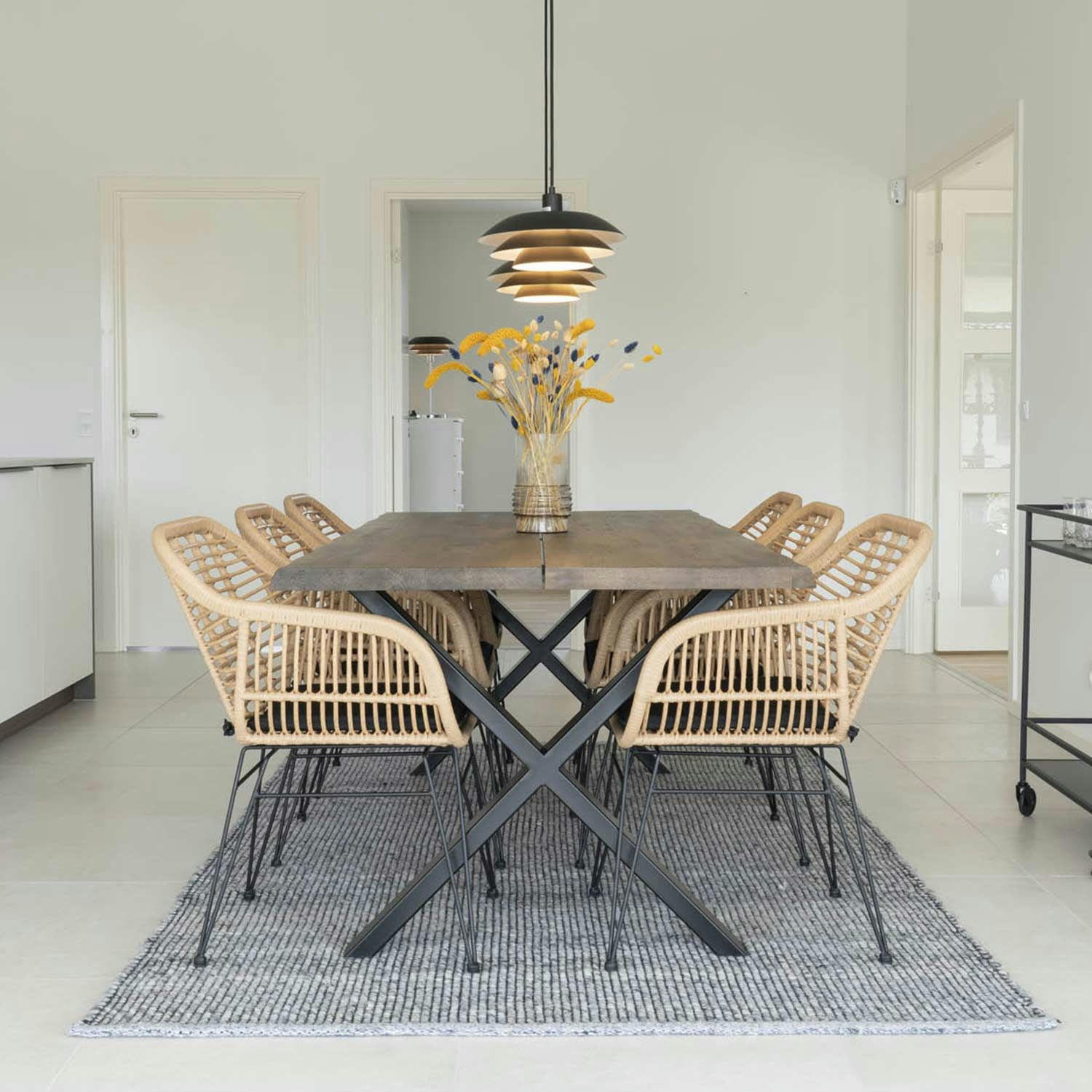 - 6 Fauteuils en polyrotin TRIESTE