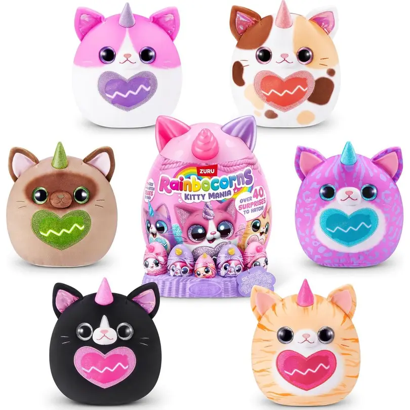 Plüschtier Rainbocorns Eggzania Kitty Mania