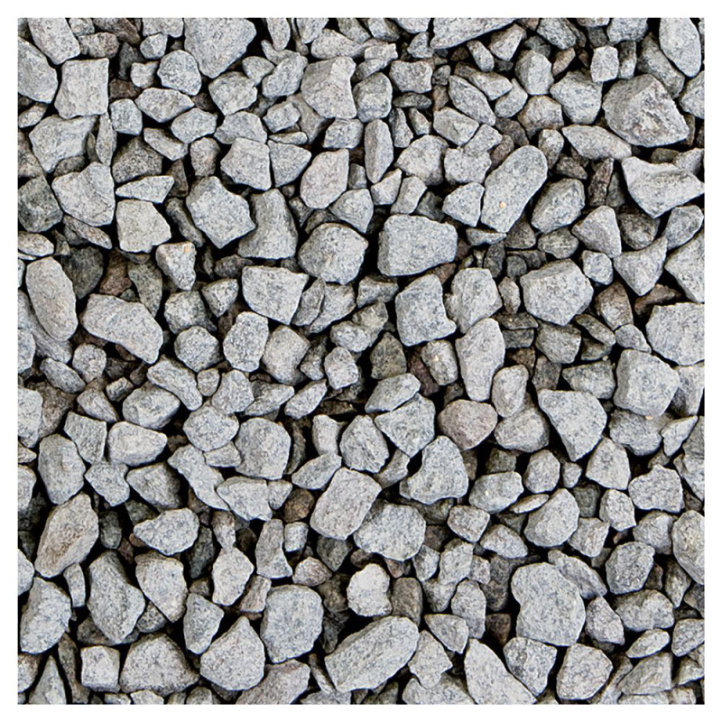 Palette 40 sacs Gravier en porphyre gris 6,3-14 mm 25 kg COBO GARDEN