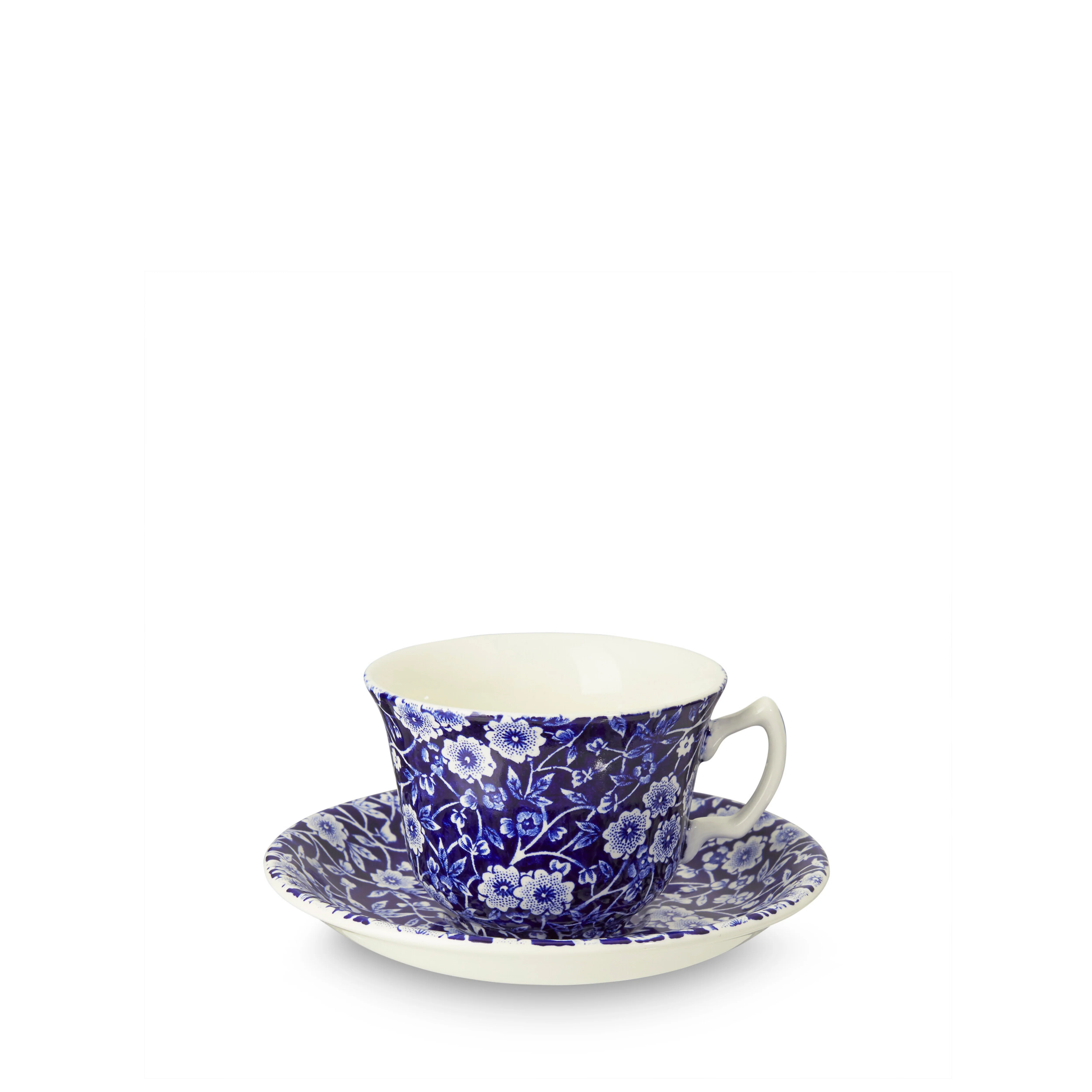 Blue Calico Tea Saucer Seconds