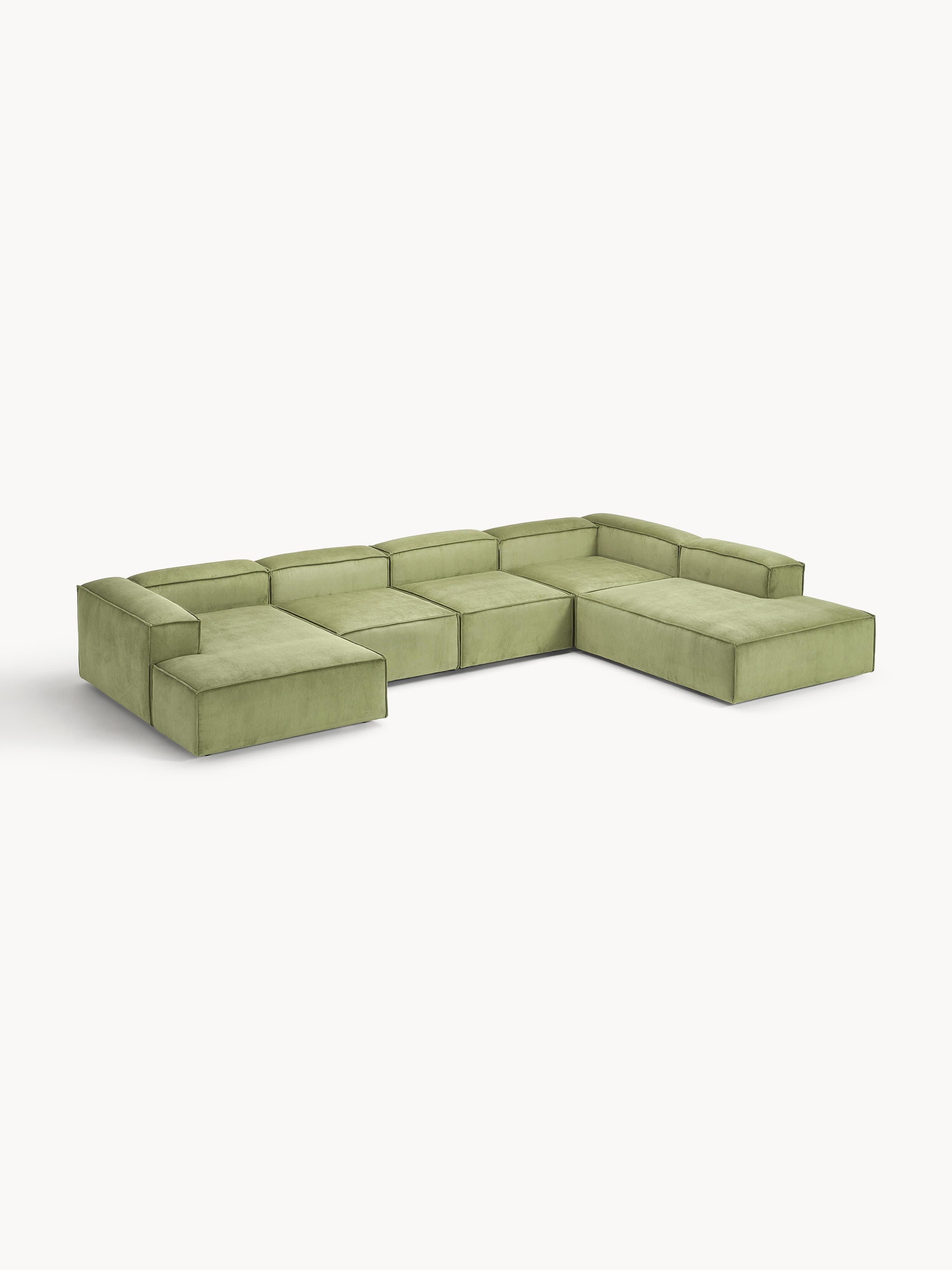 Modulares XL Sofa Lennon aus Cord