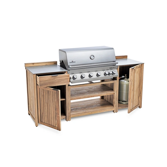 Grill, Gasgrill, Merlin L63,5xB214xH115,8cm