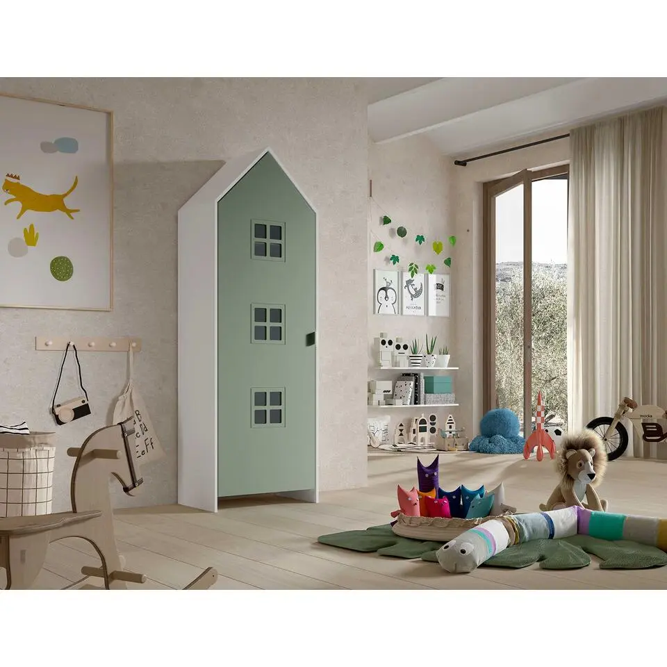 Kledingkast Casami Bruges - 58x37x172 cm - Groen