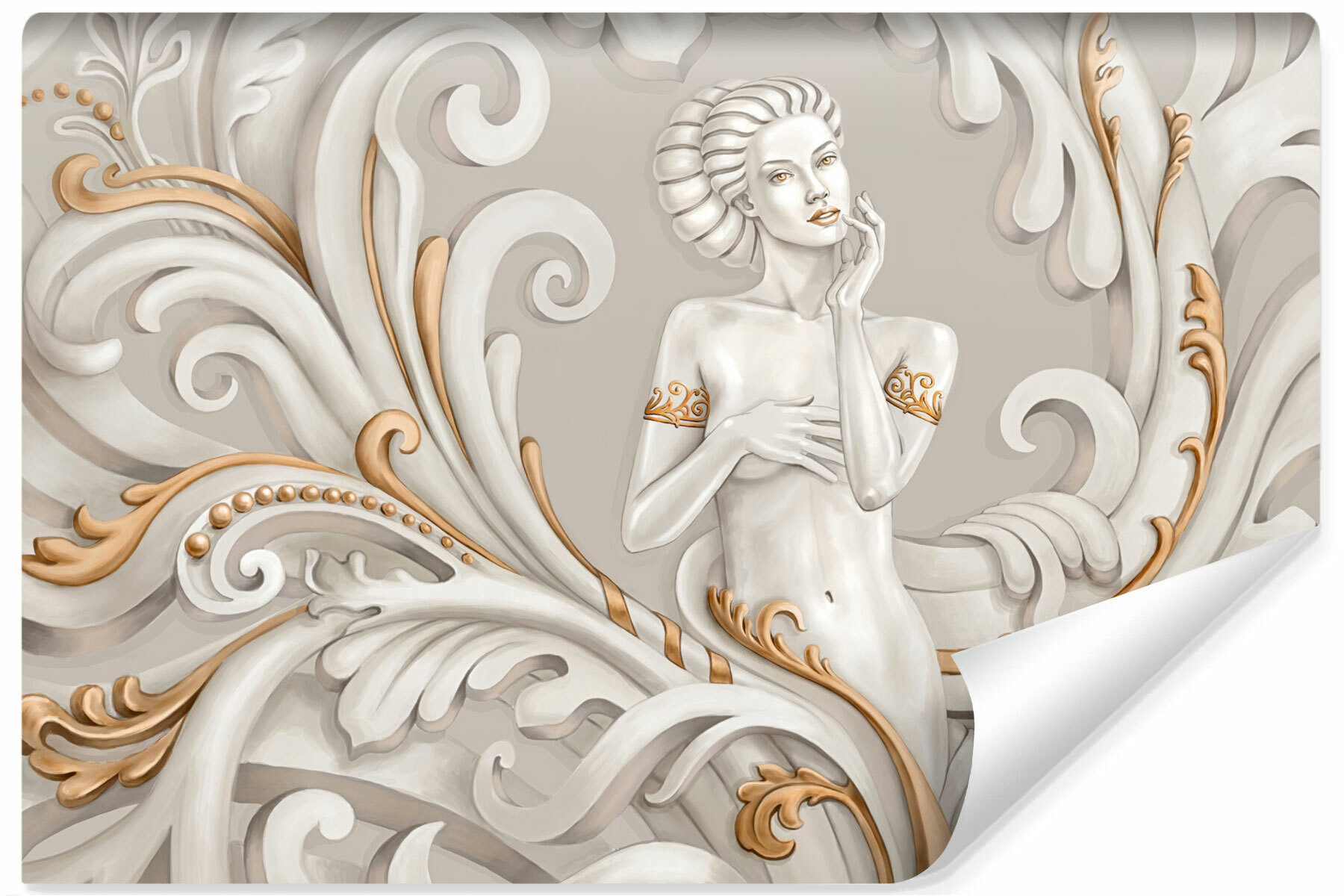 Fototapeta MEDUZA Grecka Bogini Kobieta 3D 90x60cm