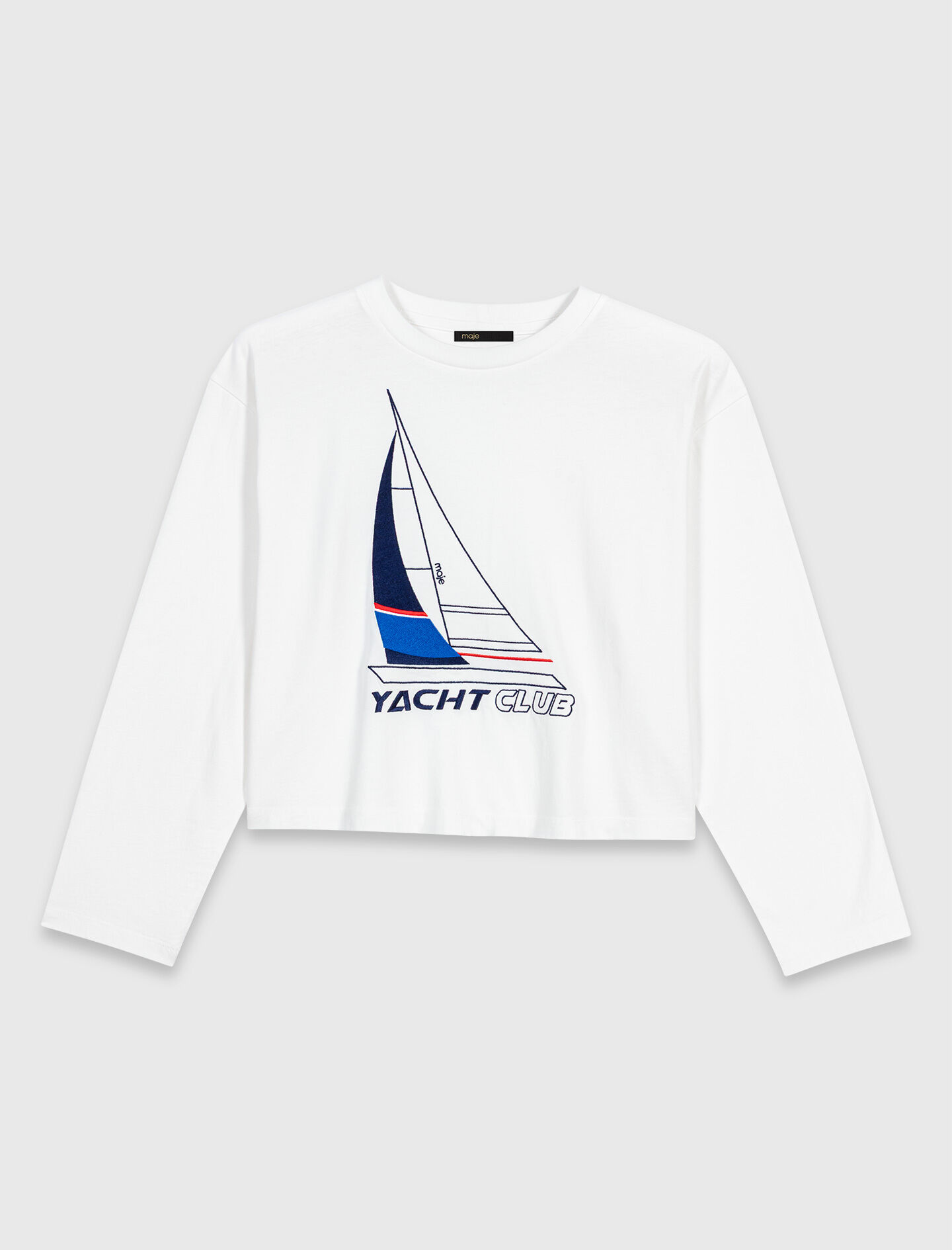 Tee-shirt avec imprimé bateau